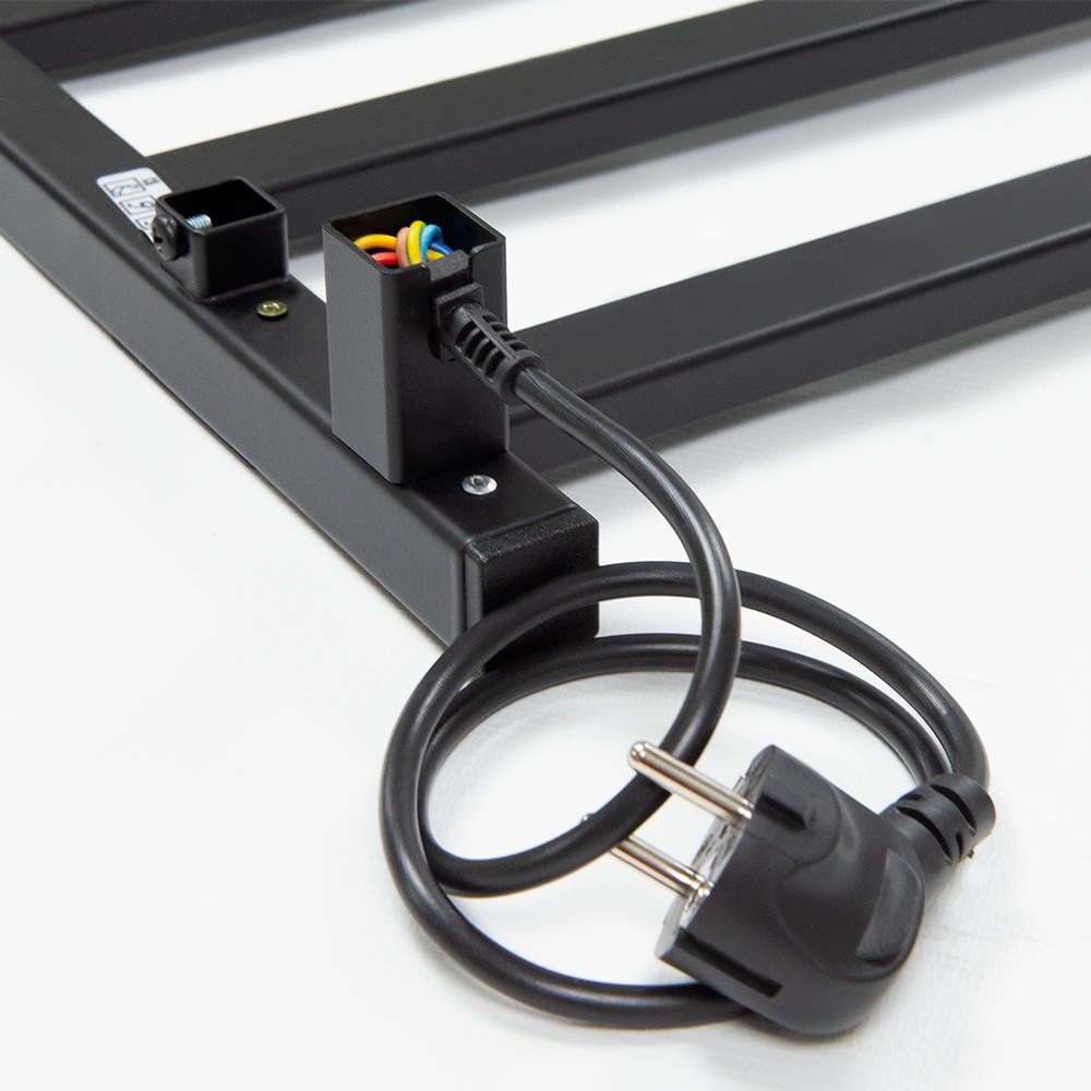 Полотенцесушитель Пэк сп Вектор 2 120х10 черный ВГП