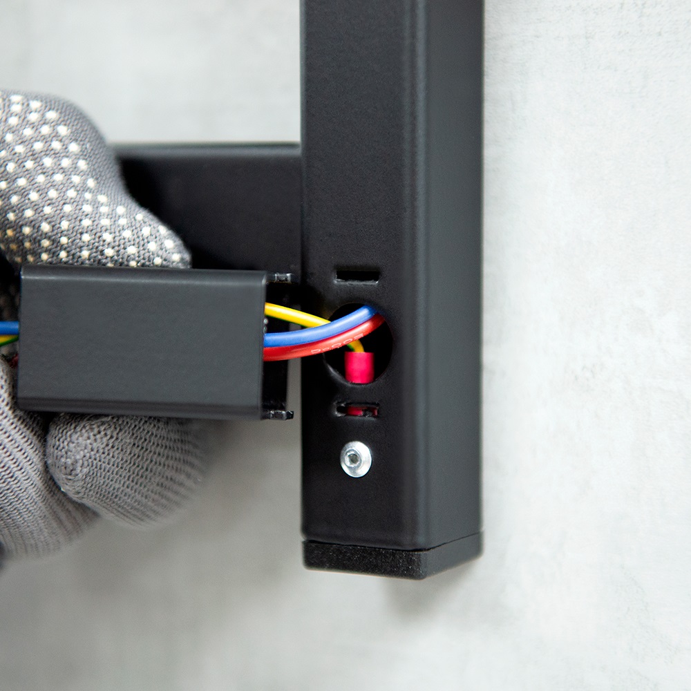 Полотенцесушитель Пэк сп Вектор 2 120х10 черный ВГП